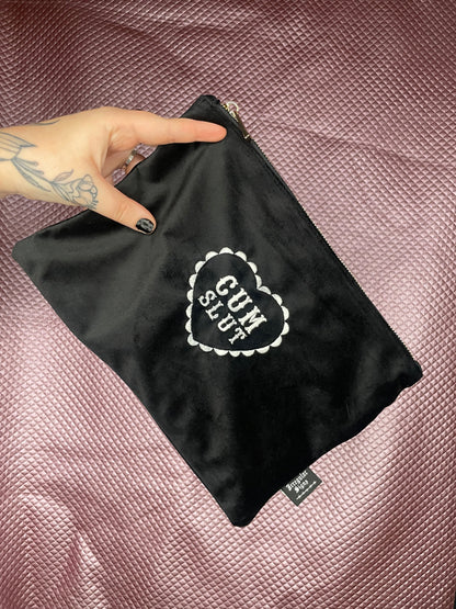 Gothic Velvet Zip Bag